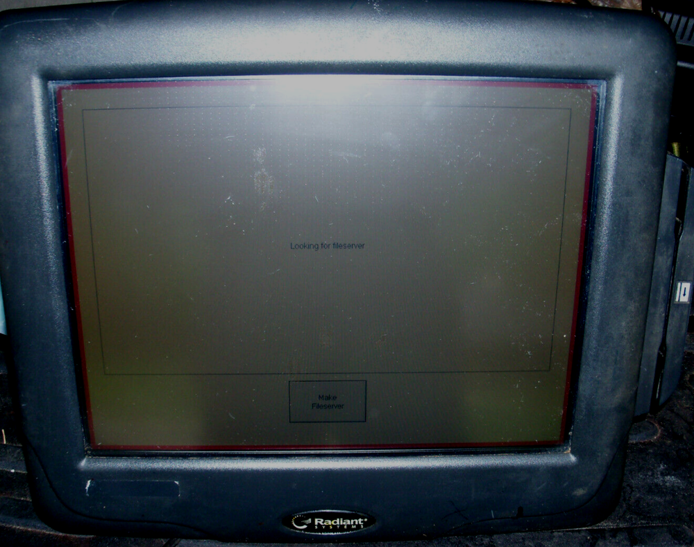 Radiant Systems Series P1515 Windows XP POS System Reader