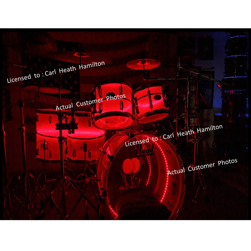 LIGHT up YOUR drum SET - Bass Snare Tom