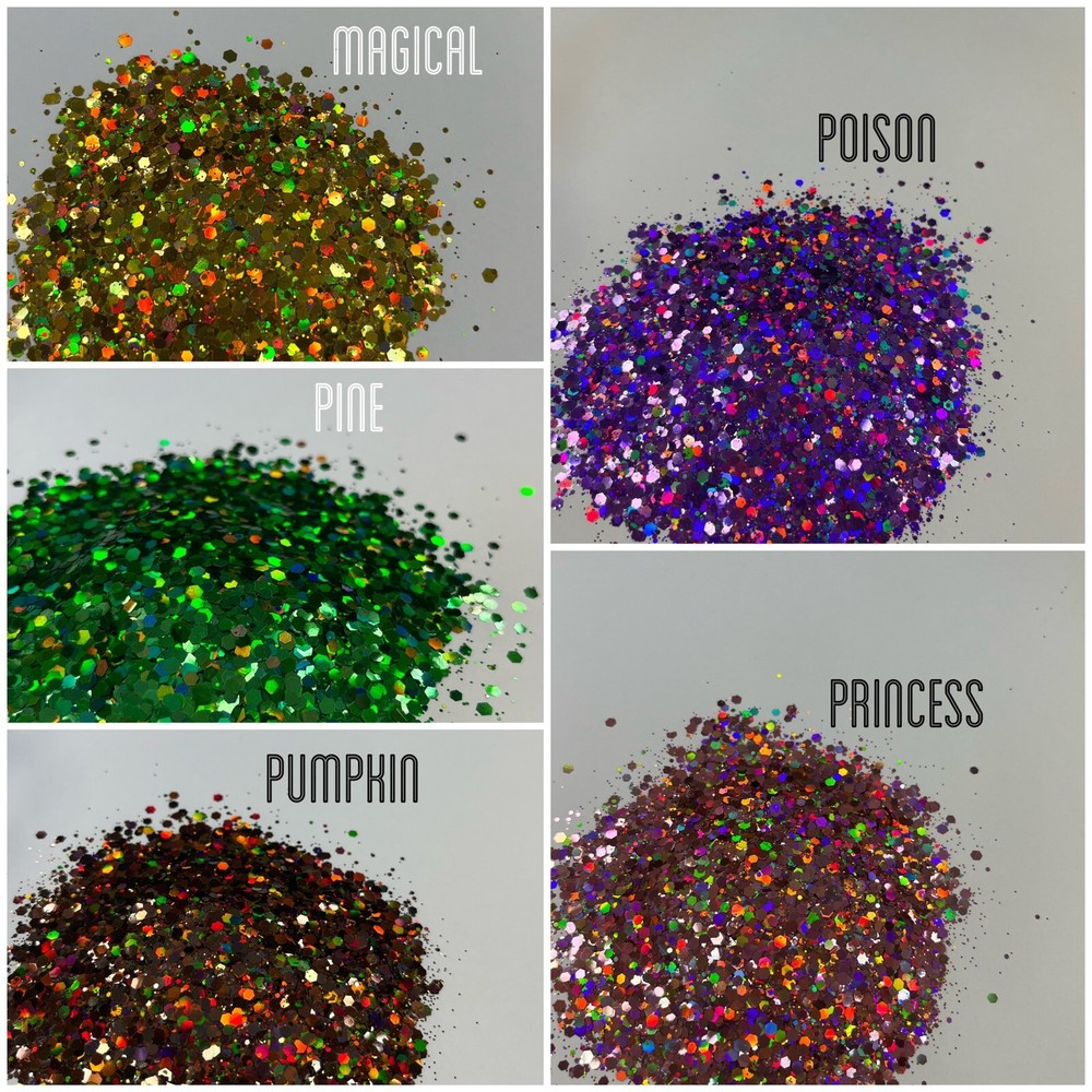 holographic chunky glitter