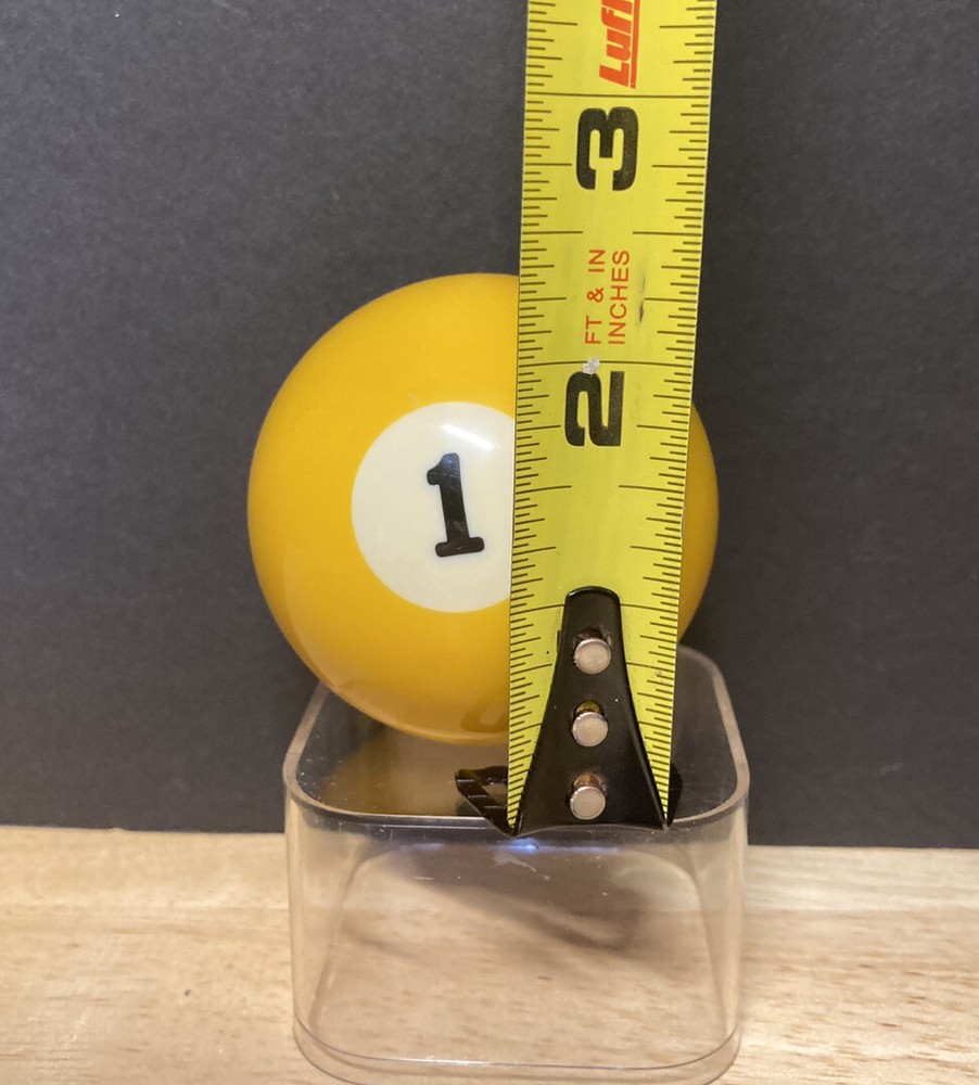 Billiard Pool #1 Ball Replacement Regulation Size 2-1/4 6oz