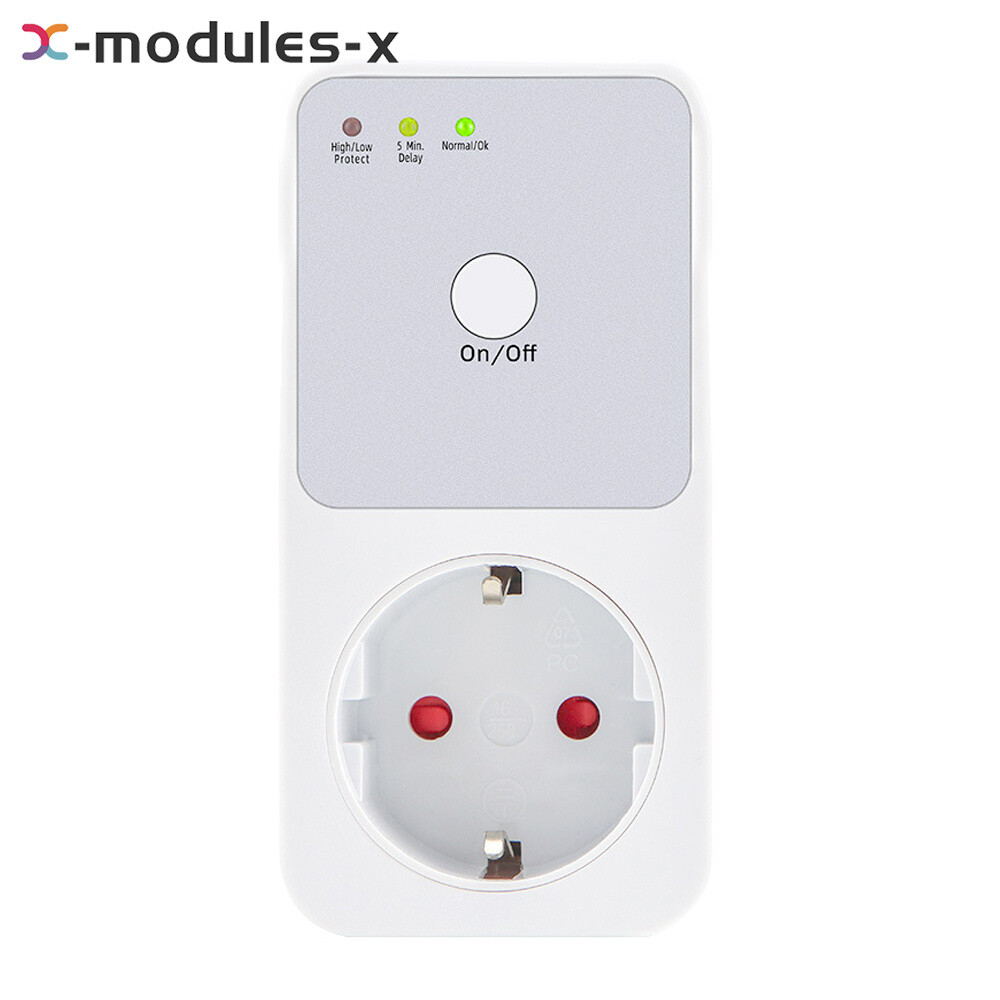 Automatic Voltage Protector AC 220V Power Surge Safe Protector Socket Switcher