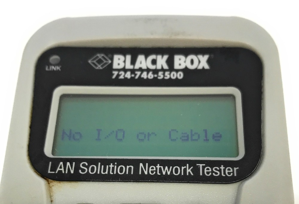 Black Box TS560A LAN Solution Network Tester Cable/Jack/Ping/Tone Functions