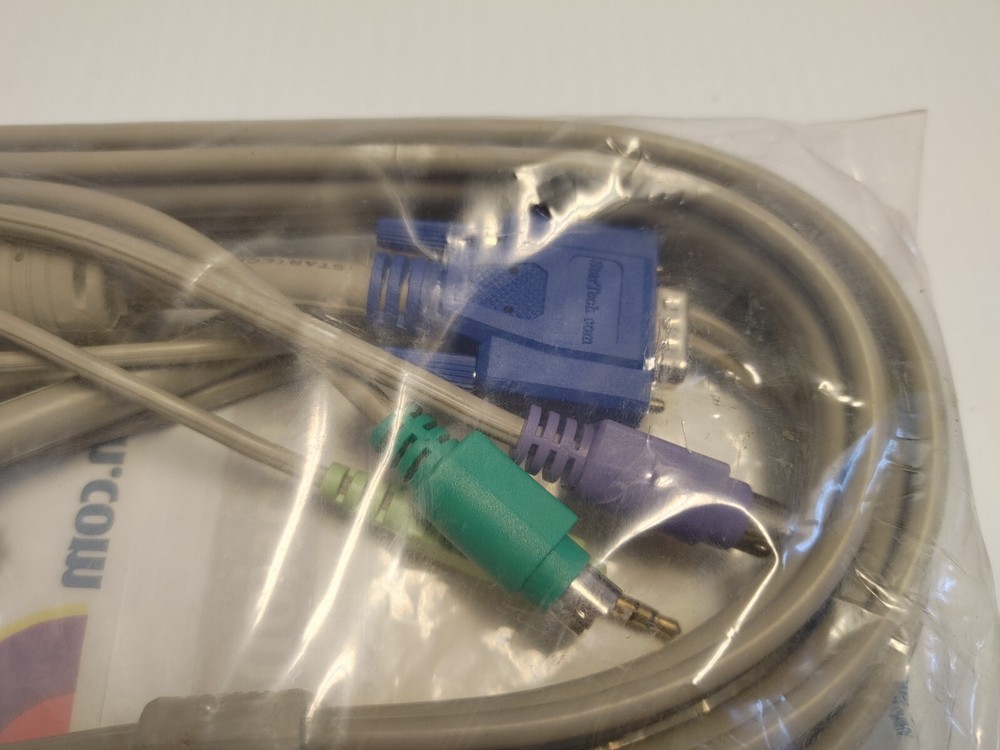 StarTech 6ft PC99 4-in-1 Audio KVM Extension Computer Cable