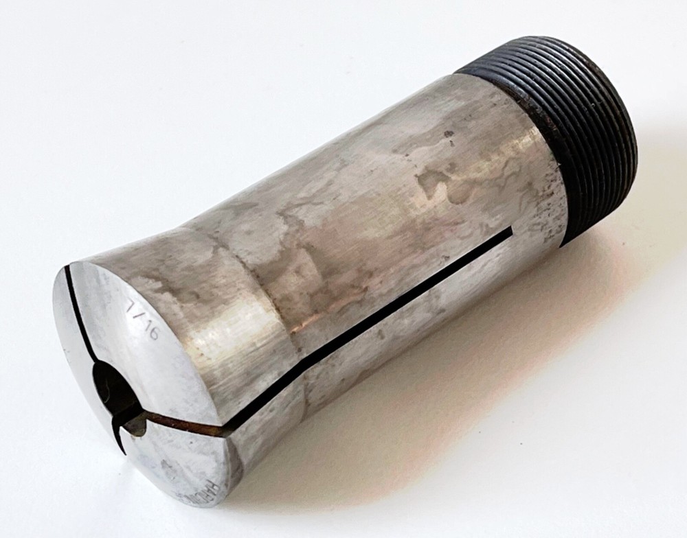 7/16" HARDINGE 5C Round Collet External & Internal Threads USA .4375"