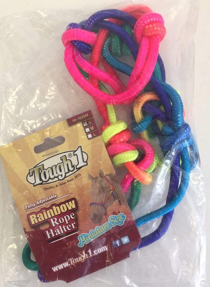 Tough-1 Miniature Multicolor Rope Halter