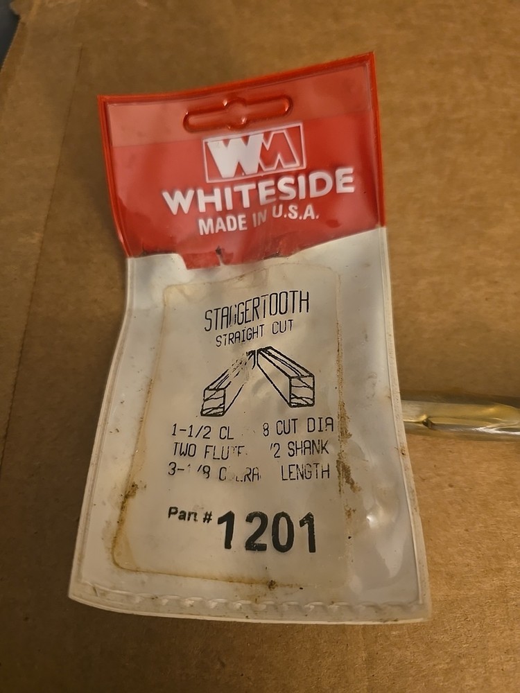 Whiteside 1201 3/8" STAGGERTOOTH BIT