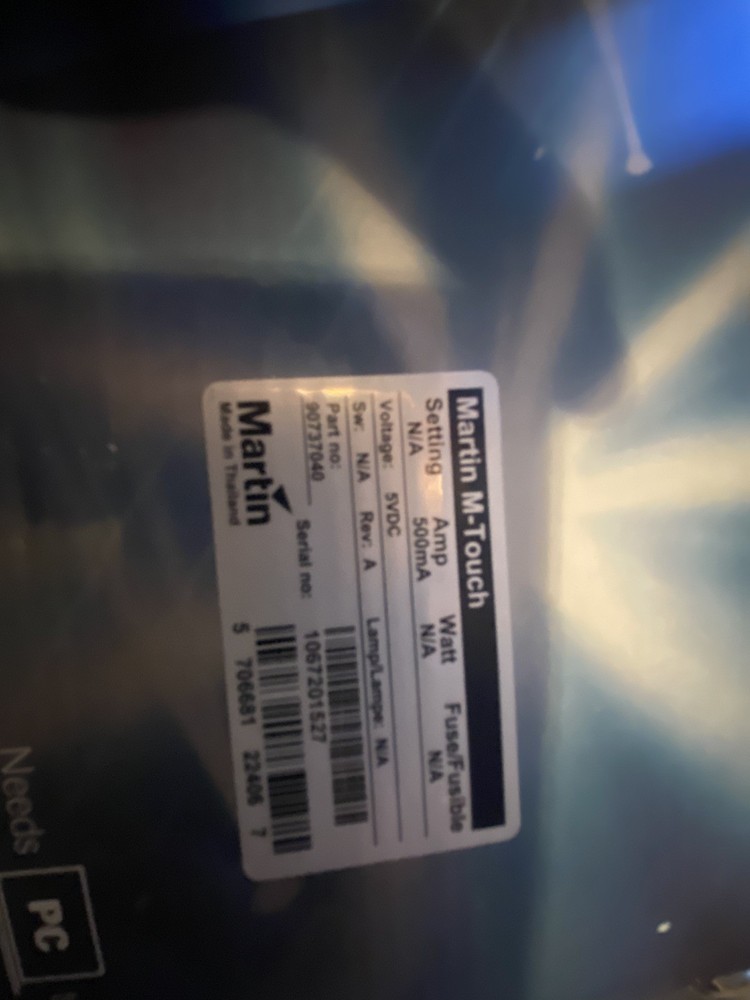 Martin M Touch Lighting Controller