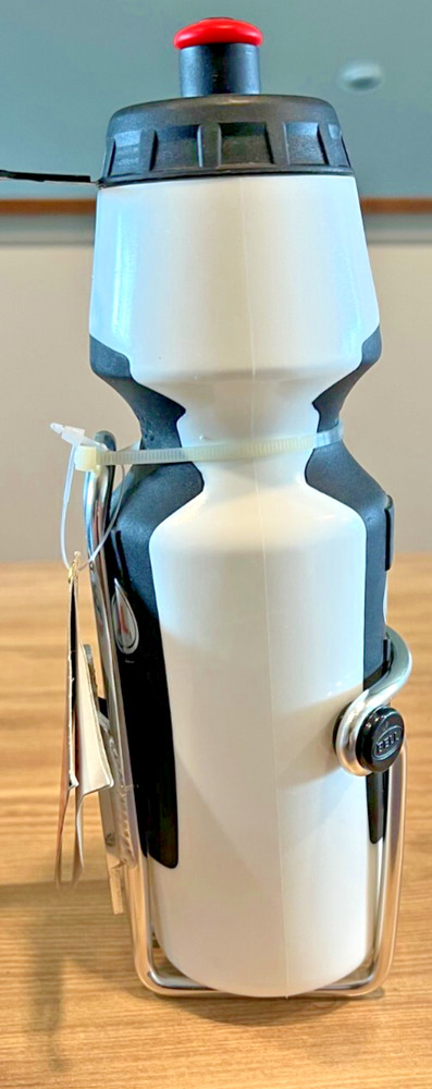NEW Bell Hydrator Max Water Bottle with Cage Black & White