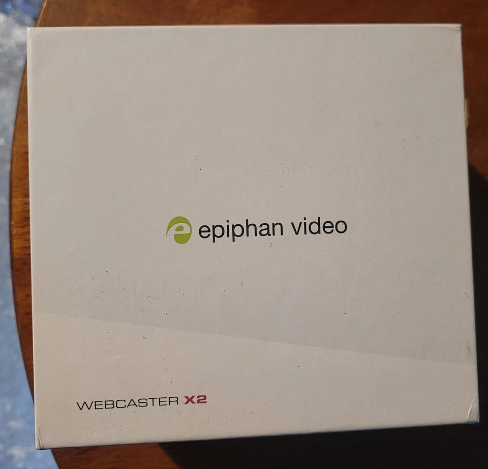 Epiphan Video Webcaster X2 Facebook, Twitch and YouTube Streaming encoder