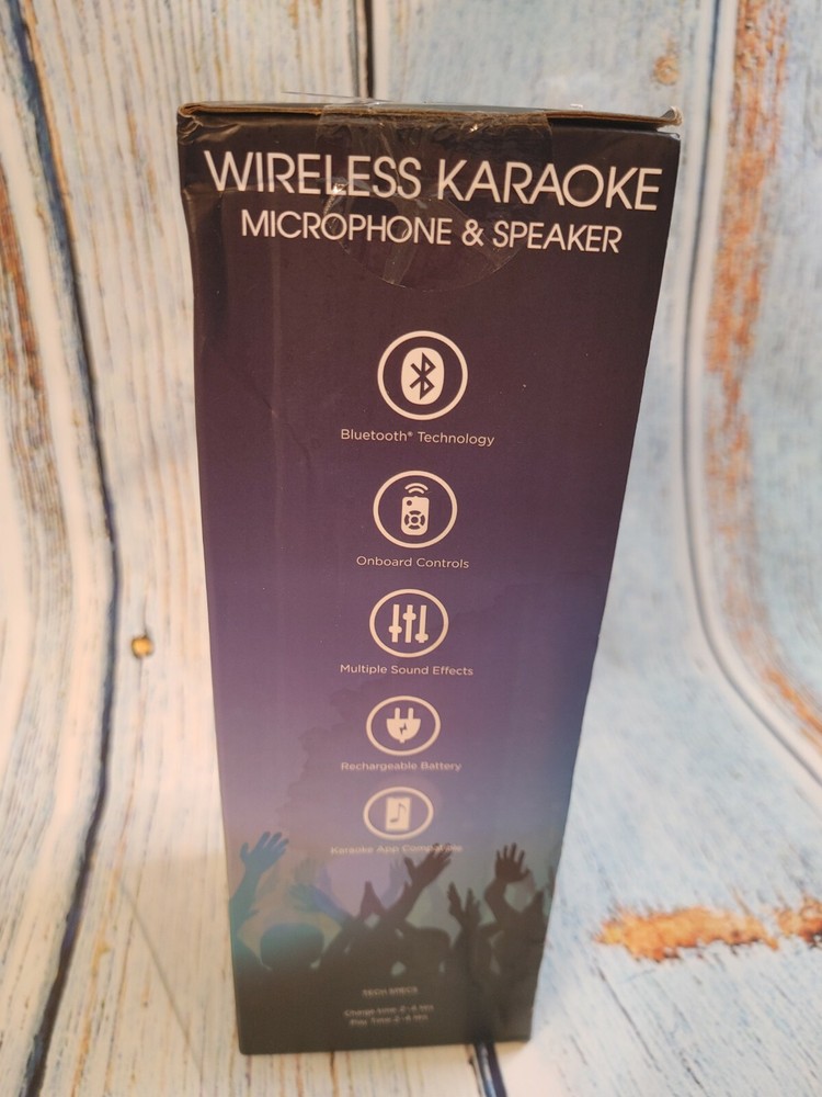 Traxx Bluetooth Wireless Karaoke Microphone & Speaker