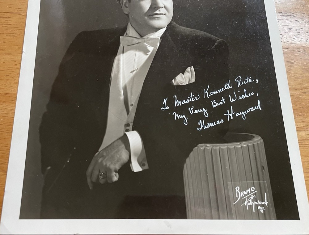 Tenor Thomas Hayward Autograph Photo