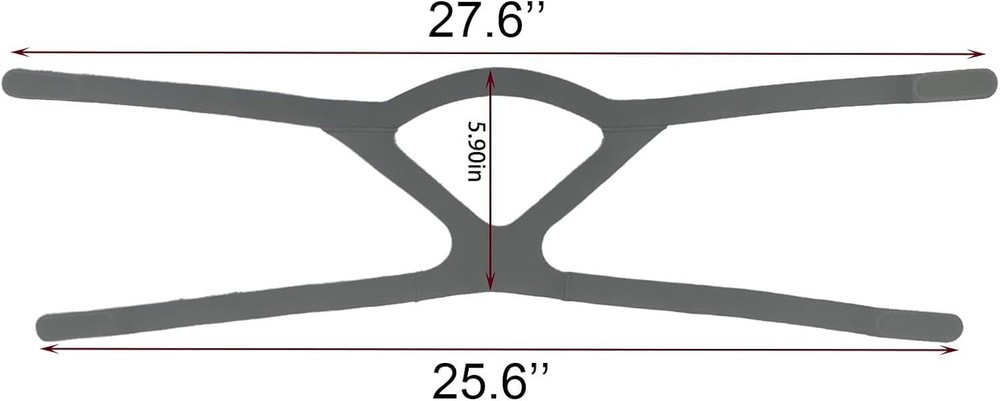 Universal Replacement Headgear for Full Mask, Replace Part CPAP Ventilator Headb