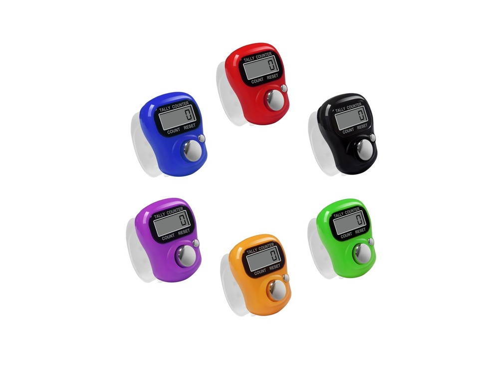 Electronic Finger Counter4-Pack Case Resettable 5 Digit LCD Electronic Digital