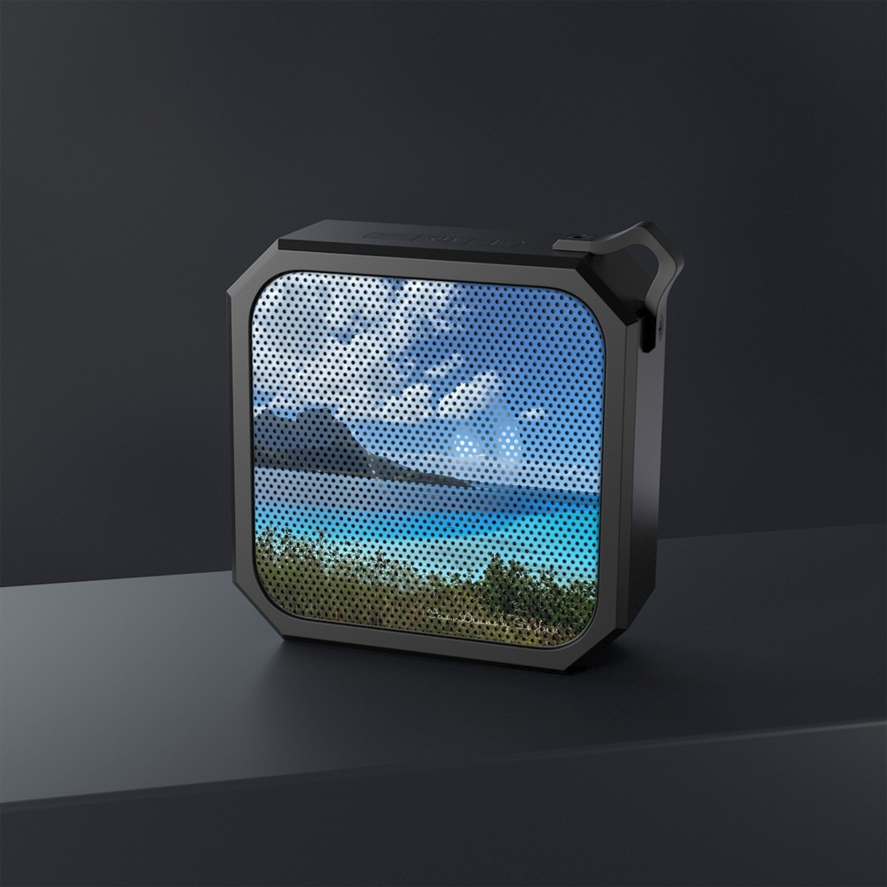 Blackwater Outdoor Bluetooth Speaker- Turquoise Waters with Mountain