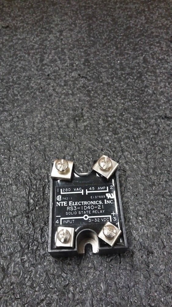 NTE Electronics RS3-D40-2 Solid State Relay with Heatsink