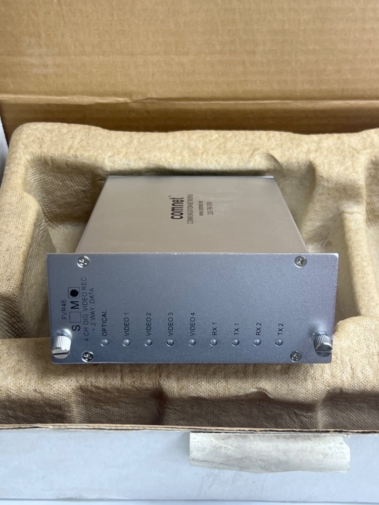 COMNET COMMUNICATION NETWORKS FVR46(M) 4 CH DIG VIDEO REC +2 WAY DATA