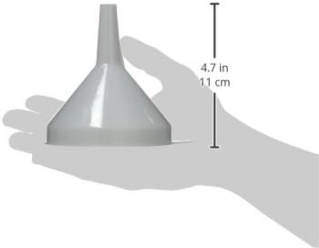 8oz Funnel, Plastic, 4-1/4"