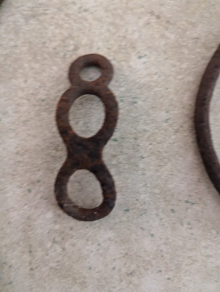 Lot Of 11 Rusty Old Hardware Pcs,Wrench,Hook,Loop,Ring, Handle,Latch,Primitive