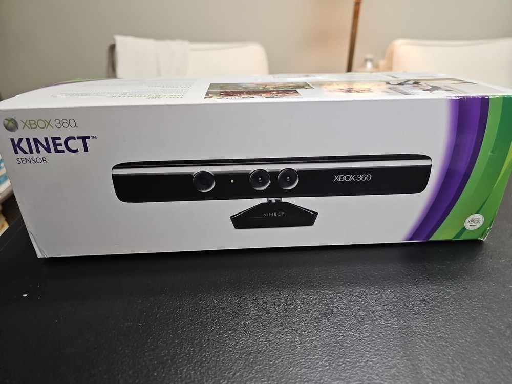 Open Box Xbox 360 Kinect Sensor with Kinect Adventures! Game