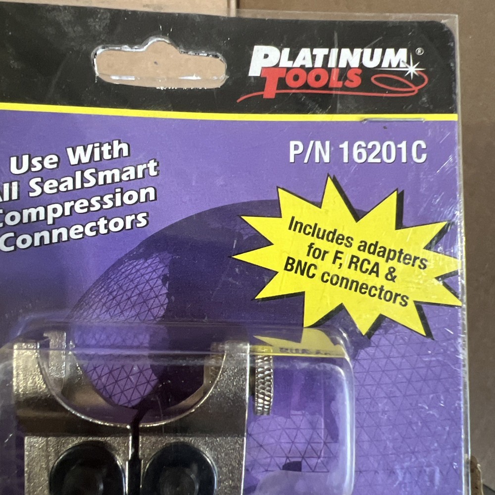 Platinum Tools 16201C SealSmart Compression Crimp Tool Clamshell