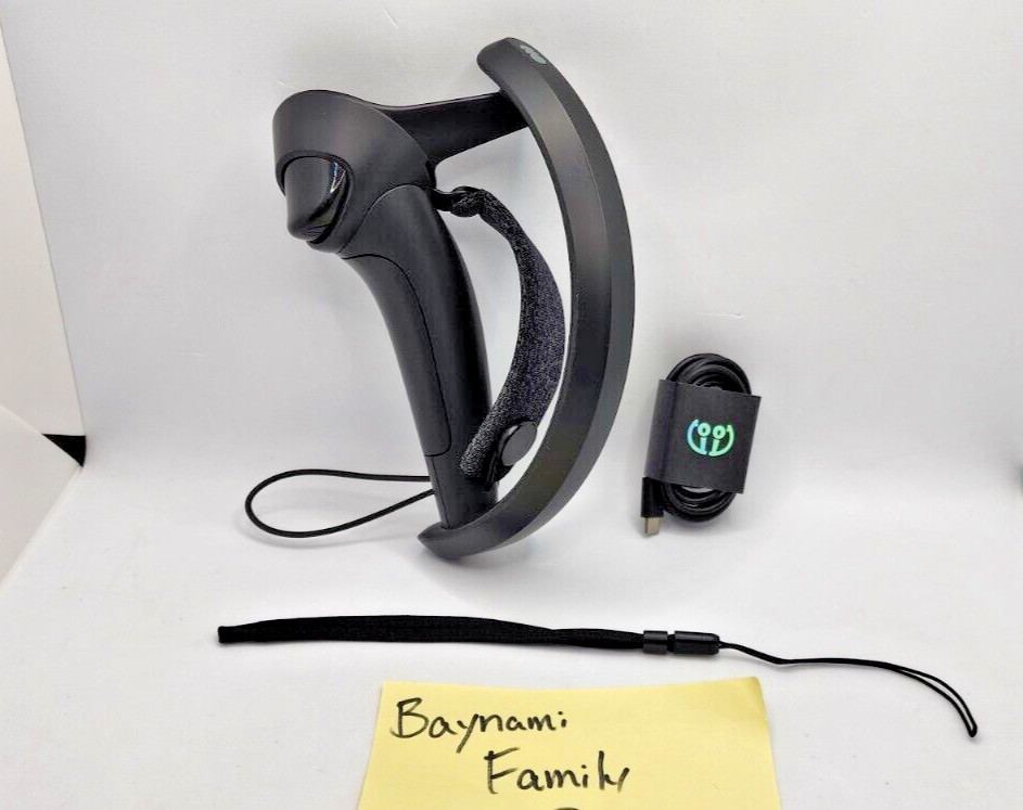 Valve Index VR Controllers Knuckles w/ Hand Strap & USB Cable - LEFT ONLY -