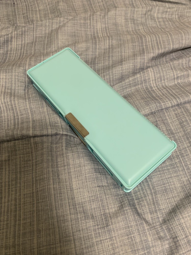 Daiso - Multi-Purpose School Pencil Case BLUE