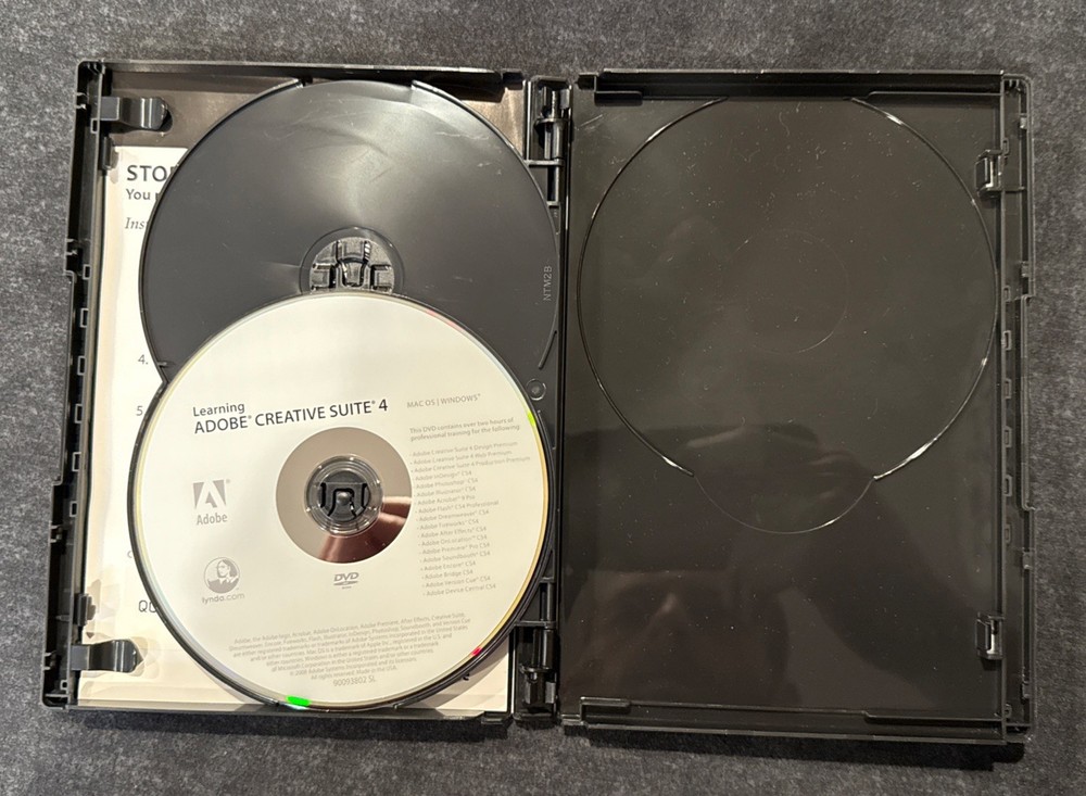 Adobe Creative Suite 4 CS4 Design Premium Windows PC Student Edition DVD Version