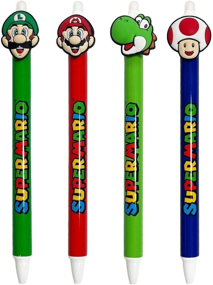 Super Mario Erasable Ink Gel Pen - (1 SUPPLIED)