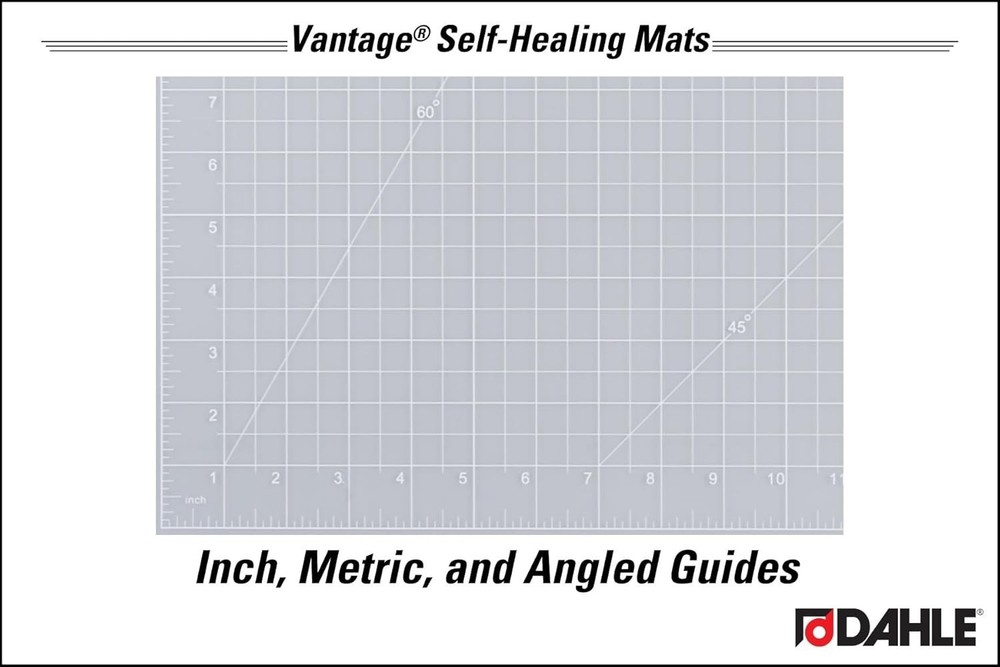 18x24 Self-Healing Cutting Mat, 5-Layer PVC, See-Through Grid