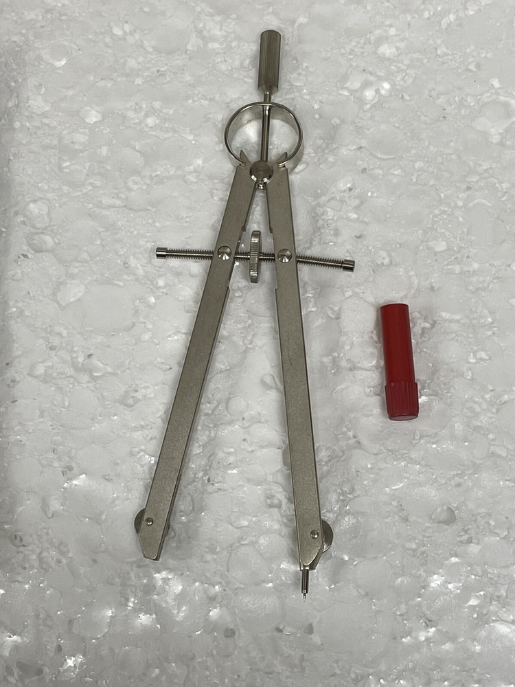 Vintage Pickett Drafting Compass 401N with Plastic Pouch Germany NEW