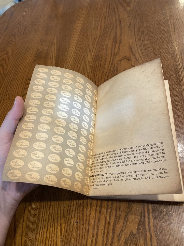 API AMP TERMINAL CONNECTOR HANDBOOK TERMINATING PROGRAMMING ELECTRONIC CIRCUITRY