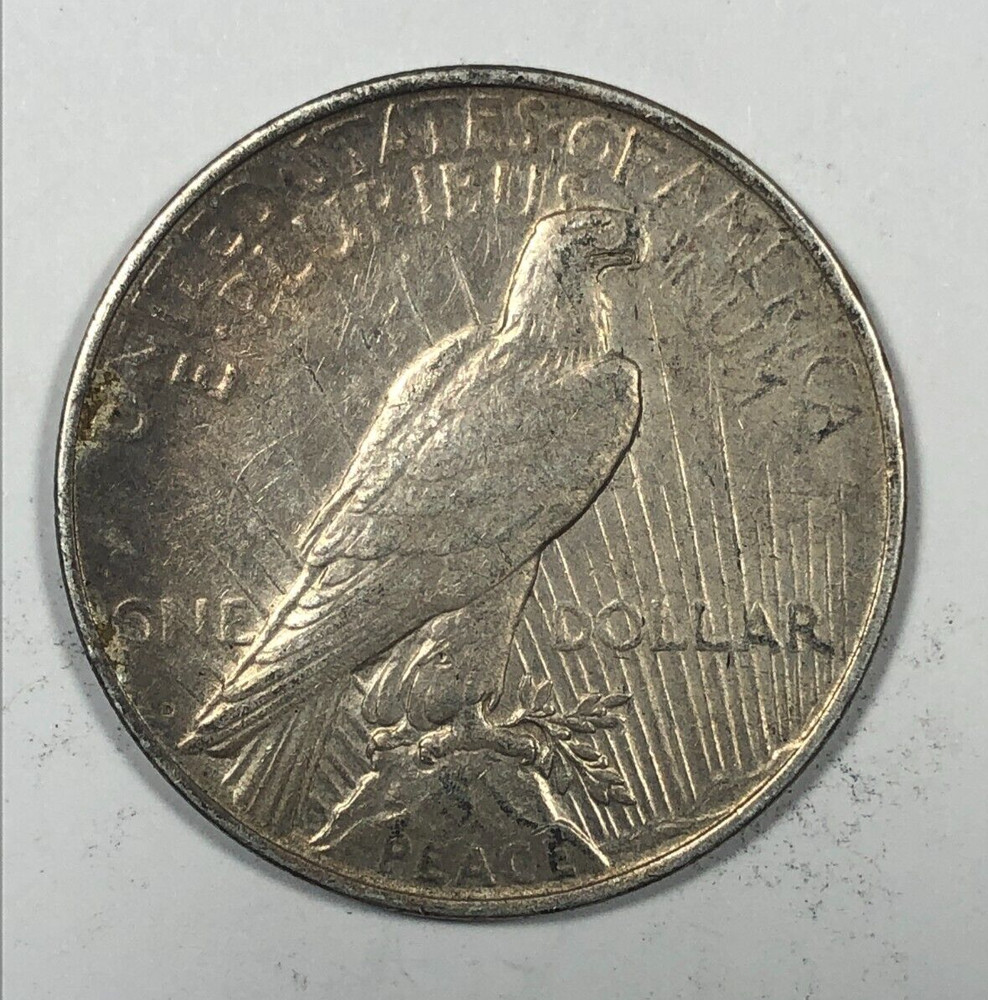 1927-D Peace Silver Dollar. $1.00 Extremely Fine.