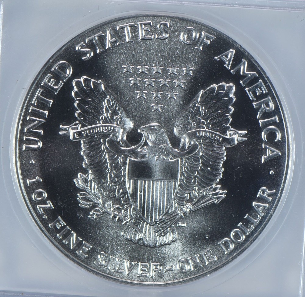 1990 American Silver Eagle MS69 ICG