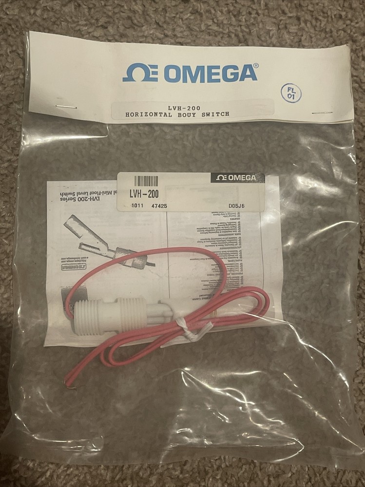 NOS Omega Liquid Level Switch LVH-200 single station horizontal level switch