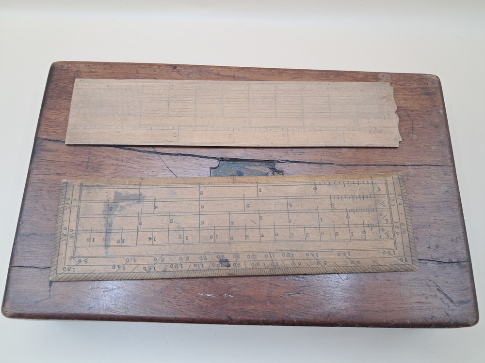 Antique Drawing Instrument Set Compasses Engineers Drafting Tools In Wooden Case