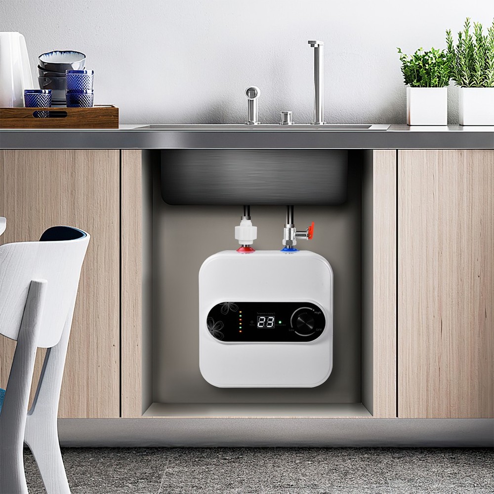 1500W Electric Tankless Instant Hot Water Heater Under Sink Tap Kitchen Bathroom