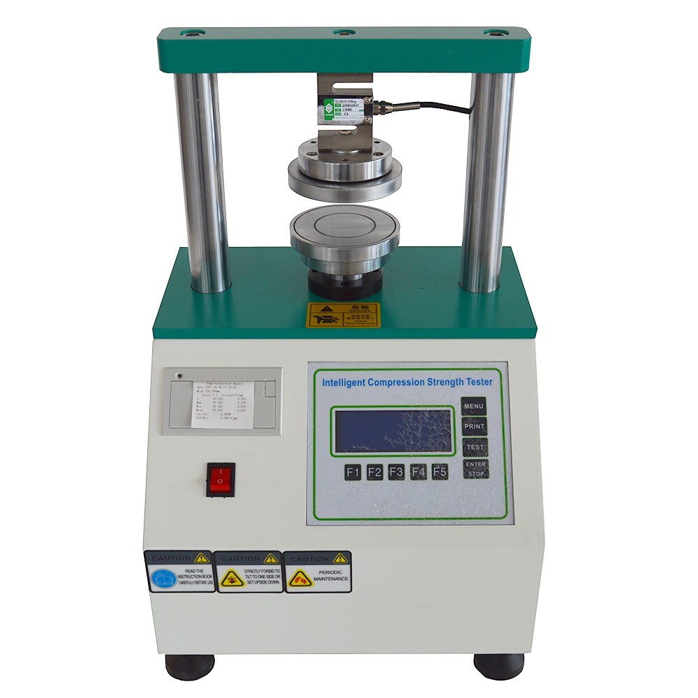110V Paper Ring Crush Tester Compression Cardboard Compression Strength Tester