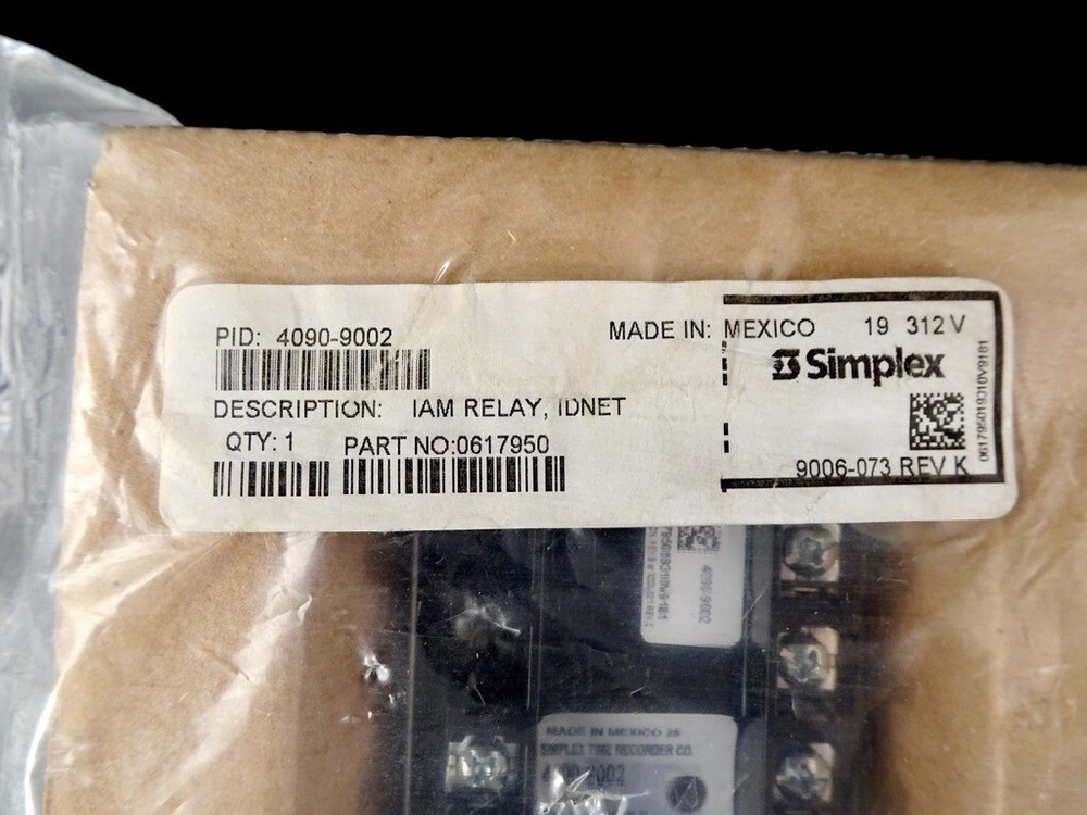 Simplex 4090-9002 Relay Individual Addressable Module, New