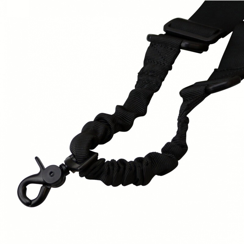 Airsoft Hunting Single 1 Point Bungee Rifle Gun Sling Strap System Adjustable