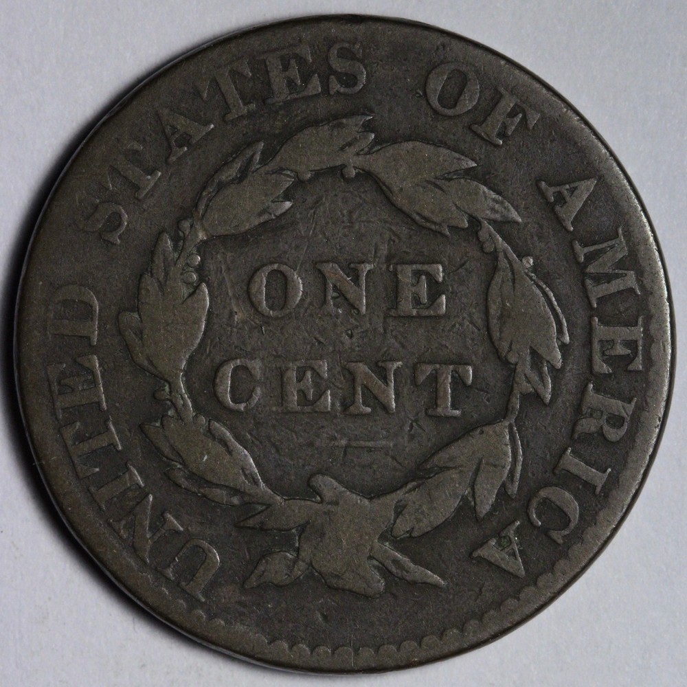 1822 Coronet Head Large Cent VG E115 VIYNM