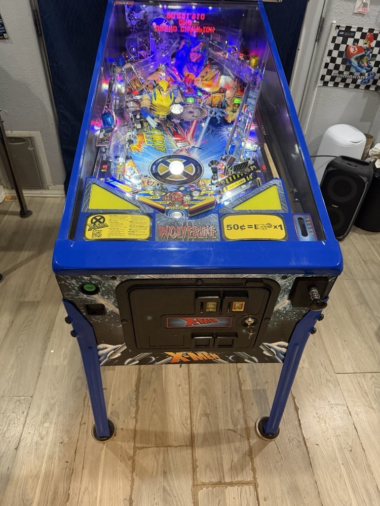 pinball machine Xmen Le Wolverine, extremely Rare