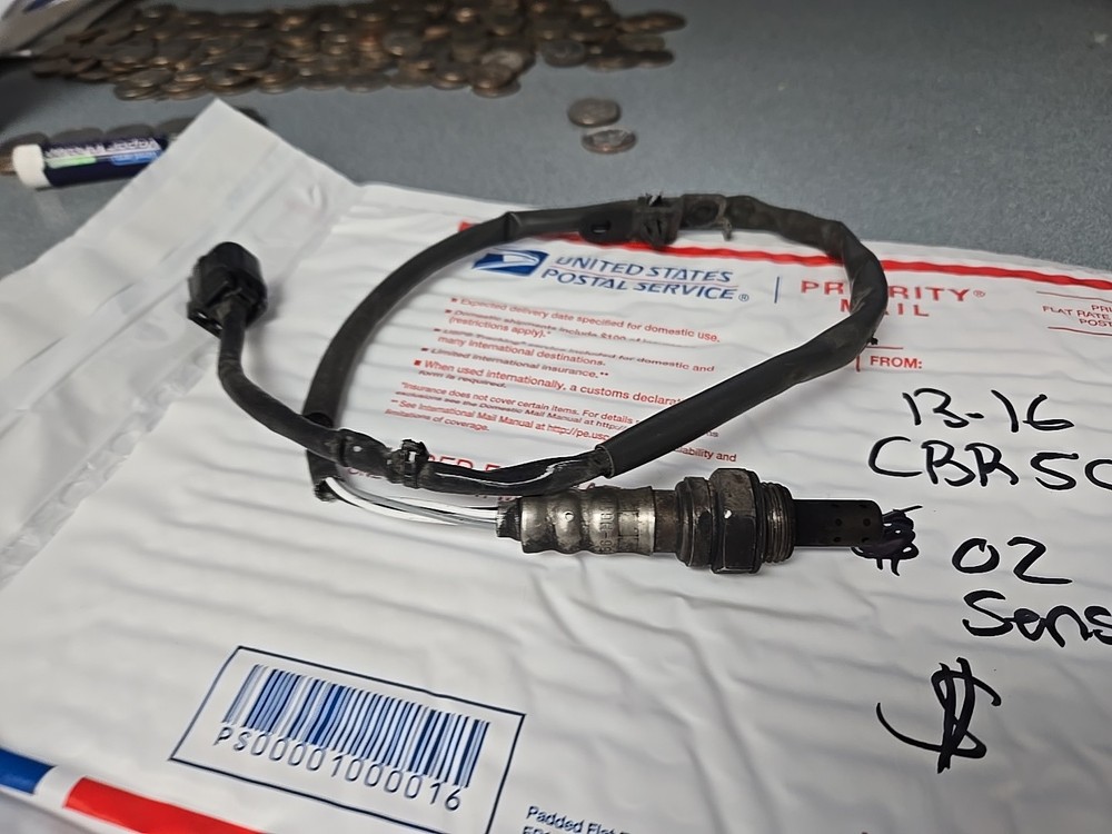 13-18 Honda CBR500R Oxygen O2 Exhaust Gas Lambda Sensor