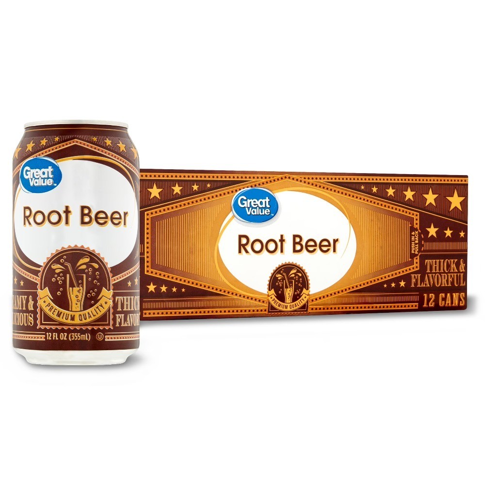 Root Beer Soda , 12 fl oz, 12 Pack Cans