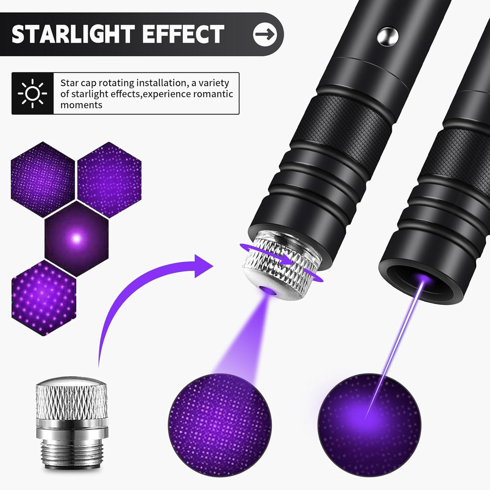 Laser Pointer High Power, Purple Laser Pointer Indicator Light, Long Range Lazer