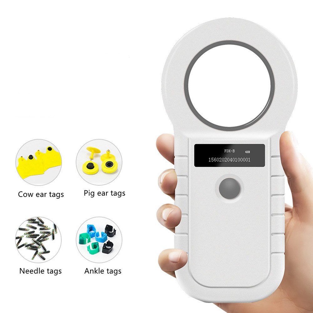 134.2kHz/125kHz FDX-B EMID Dog Cat Tag ID Reader Microchip Identification