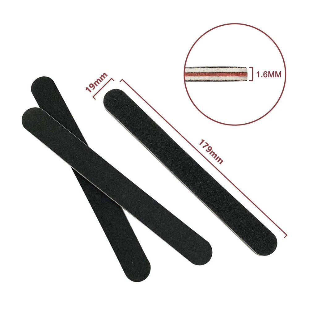 100/180 Grit Nail File Nail Buffer, Emery Boards for Nails Buffer and Shine Kit
