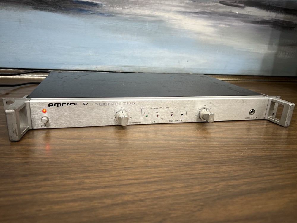 Crown Power Line II /Rack Mount Studio Amp (PL-2) Working TESTED !!