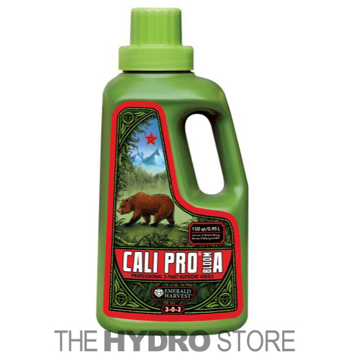 Emerald Harvest - Cali Pro Bloom A - Quart - Professional 2-Part Base Nutrient