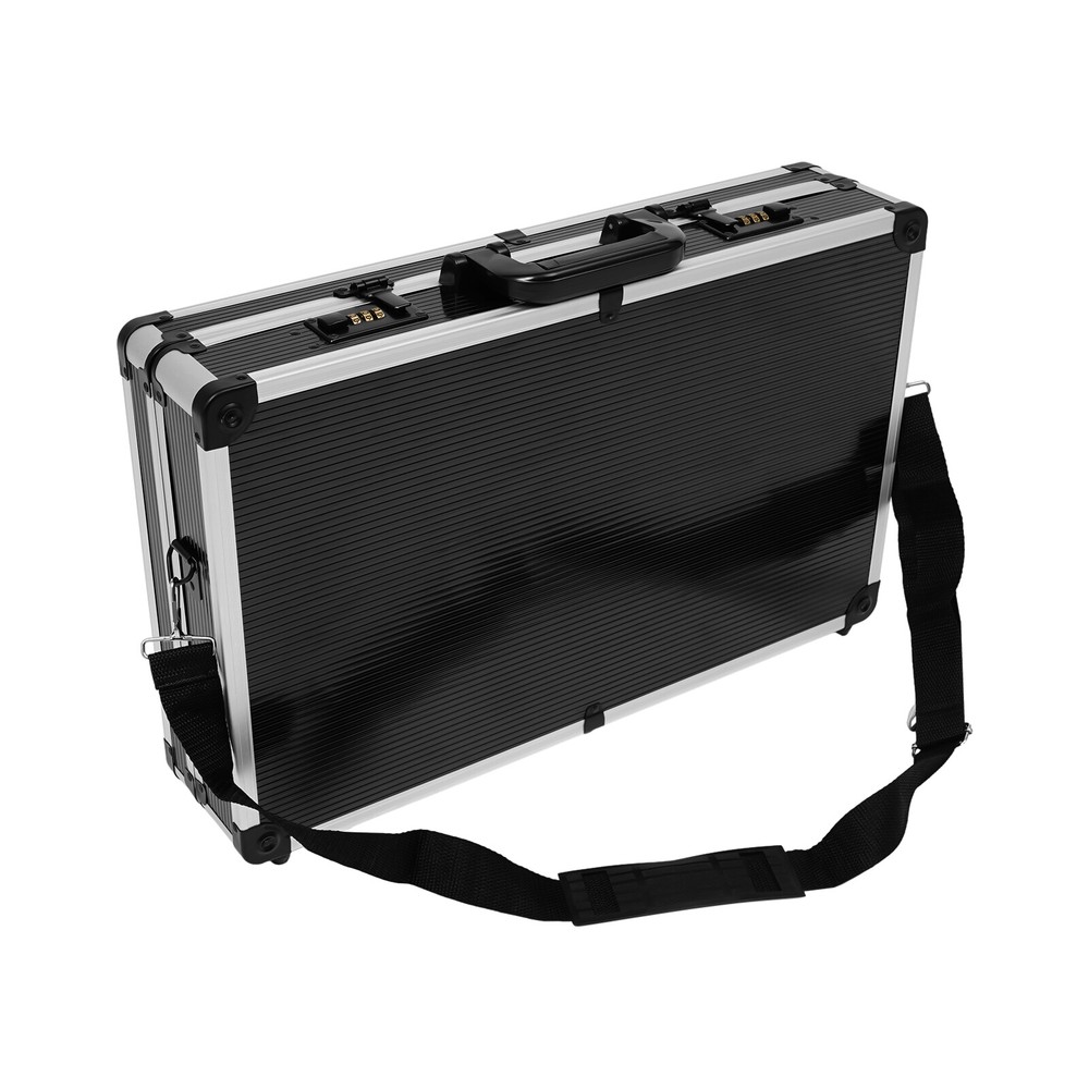 Professional Barber Carrying Case Organizer Clipper Box Travel Carry Case + Code