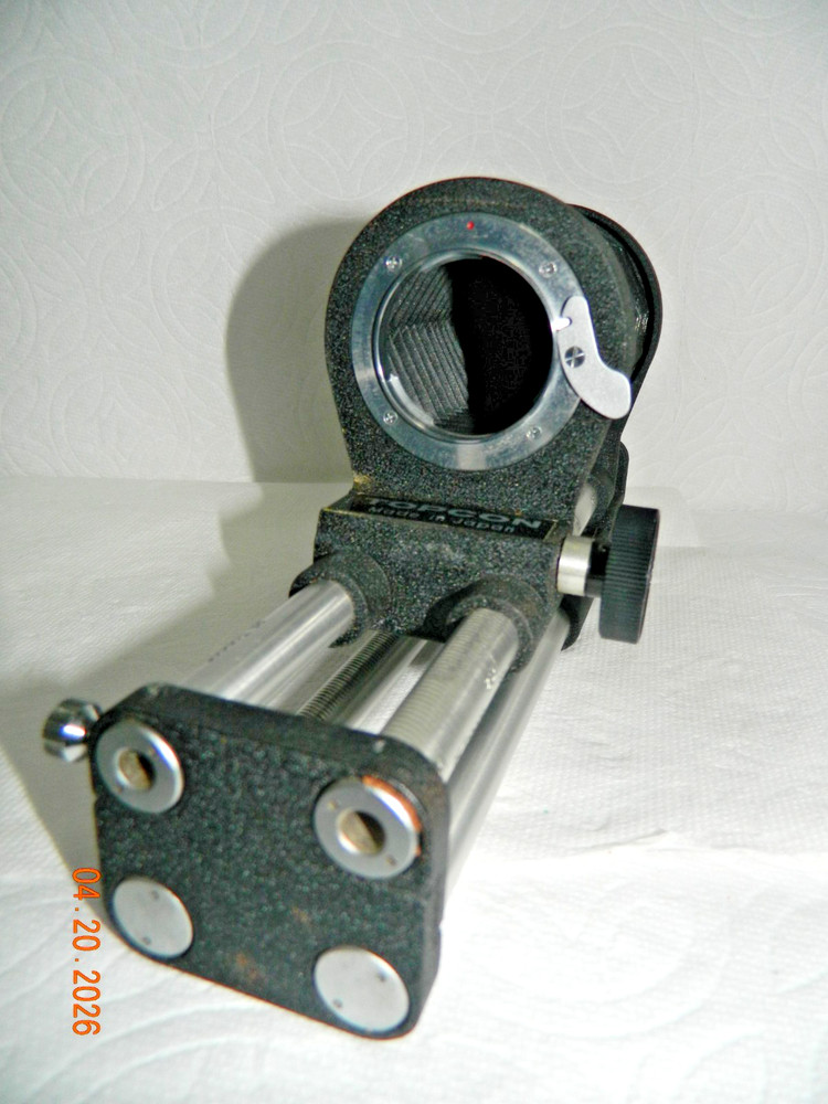 Nice Vintage Topcon RE Topcor Double Rail Bellows